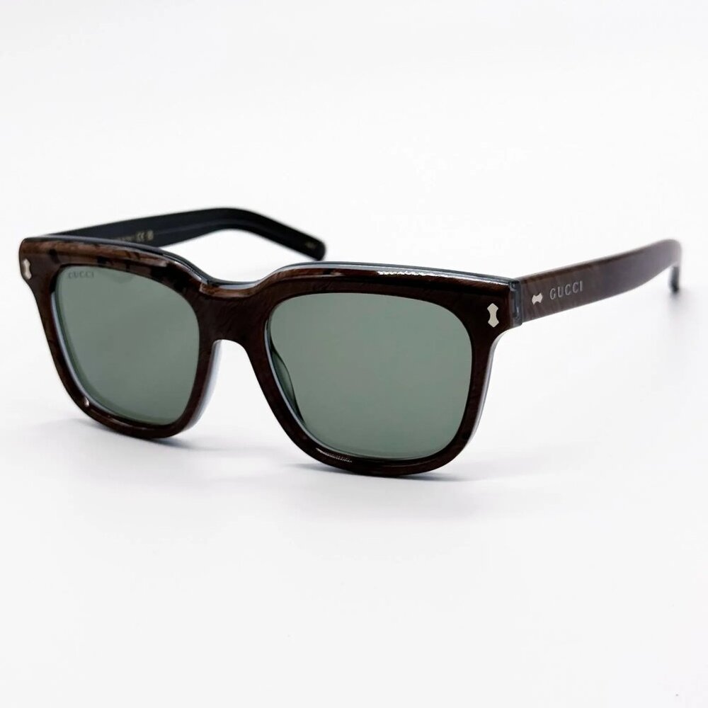 NEW GUCCI SUNGLASSES MEN HAVANA BROWN EYEWEAR GUCCI GG1523S 003